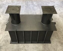 WPE3I-A-400-GY Vetafscheider grootkeuken horeca grondinbouw