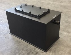 Kunststof slib-vetafscheider 2 liter/seconde