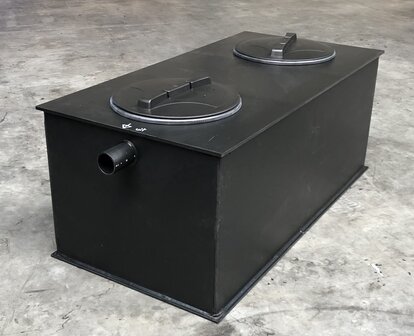 Kunststof slib-vetafscheider 2,2 liter/seconde